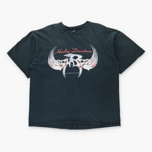 Vintage HARLEY DAVIDSON "Live To Ride" U.S Virgin Islands Y2K Tee (XL) ***COCO Vintage Sole Melbourne