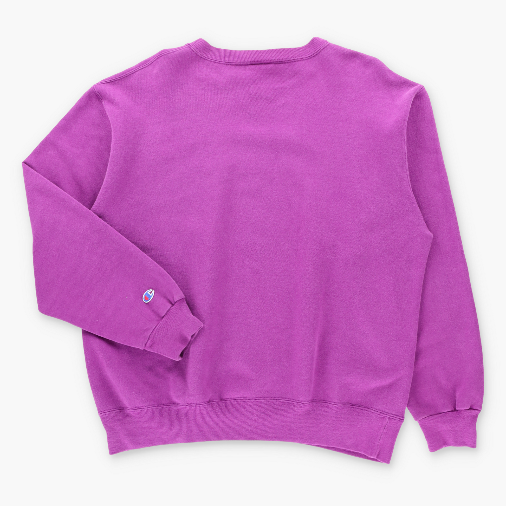 CHAMPION Magenta Embroidered Spell Out Logo USA Made Sweatshirt (XL) ***COCO Vintage Sole Melbourne