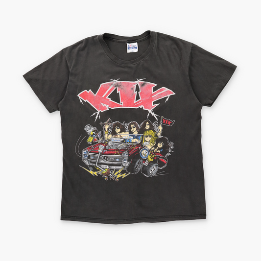 KIX Tour 1991 USA Made HANES Double Sided Band Tee (M-L)