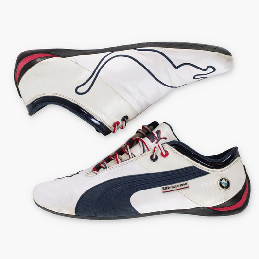 PUMA x BMW Motorsport Embroidered Logo Low Leather Sneakers (9.5)