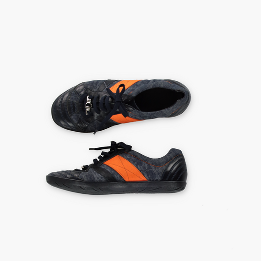 CHRISTIAN DIOR Monogram Leather & Canvas Sneakers (37.5)
