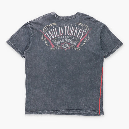 AFFLICTION "National Wild Turkey Federation" Y2K Vintage USA Made Hunting Tee (XL)