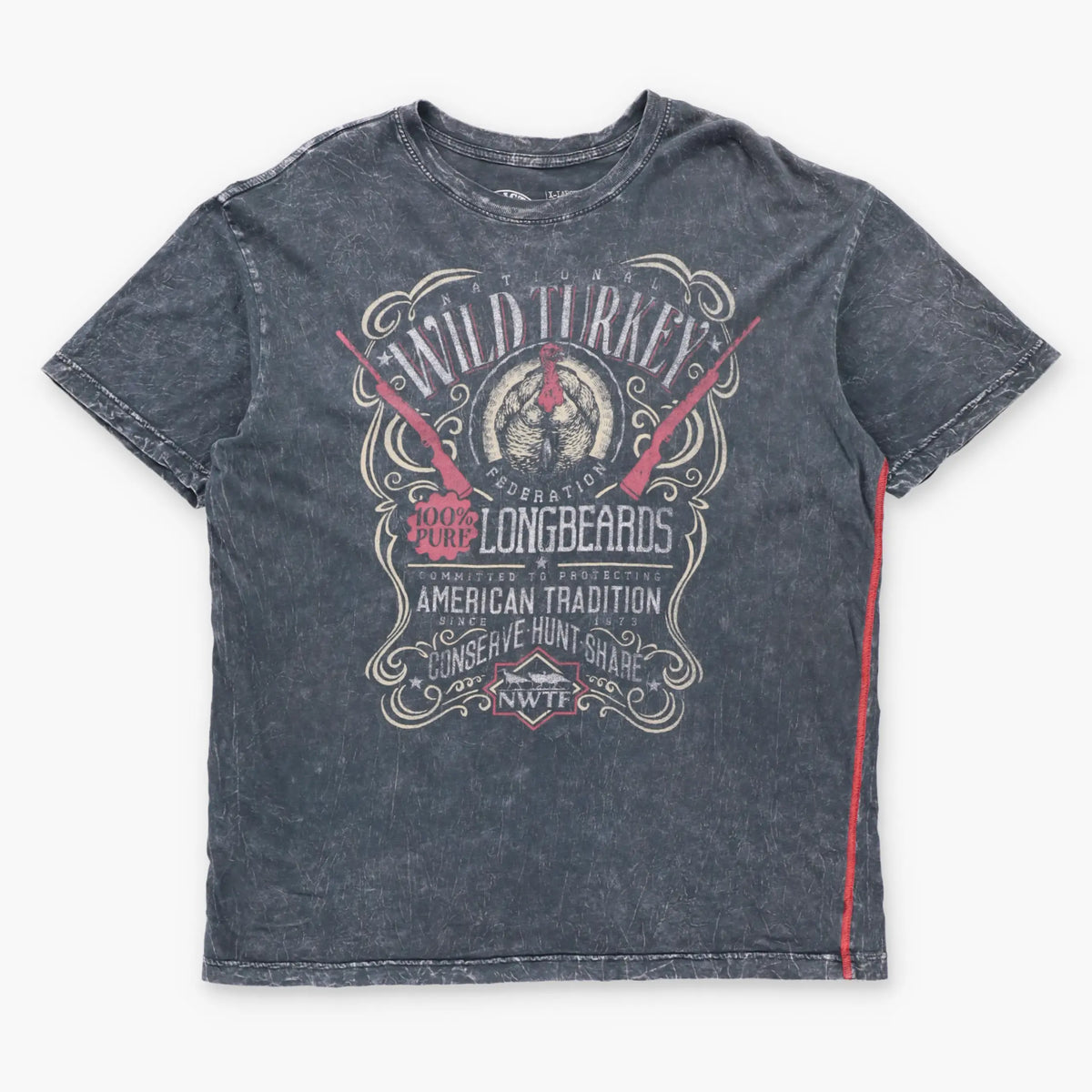 AFFLICTION "National Wild Turkey Federation" Y2K Vintage USA Made Hunting Tee (XL)