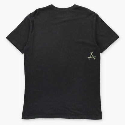 Vintage AFFLICTION Toxic Wrath Black & Green Y2K Skull T-Shirt (L TALL)