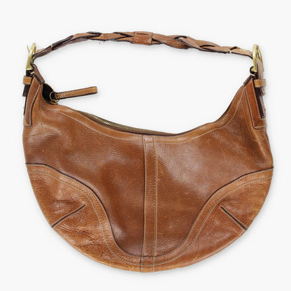 COACH Soho Dylan 10044 Braided Brown Hobo Shoulder Bag - Vintage Sole Melbourne