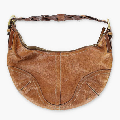 COACH Soho Dylan 10044 Braided Brown Hobo Shoulder Bag - Vintage Sole Melbourne