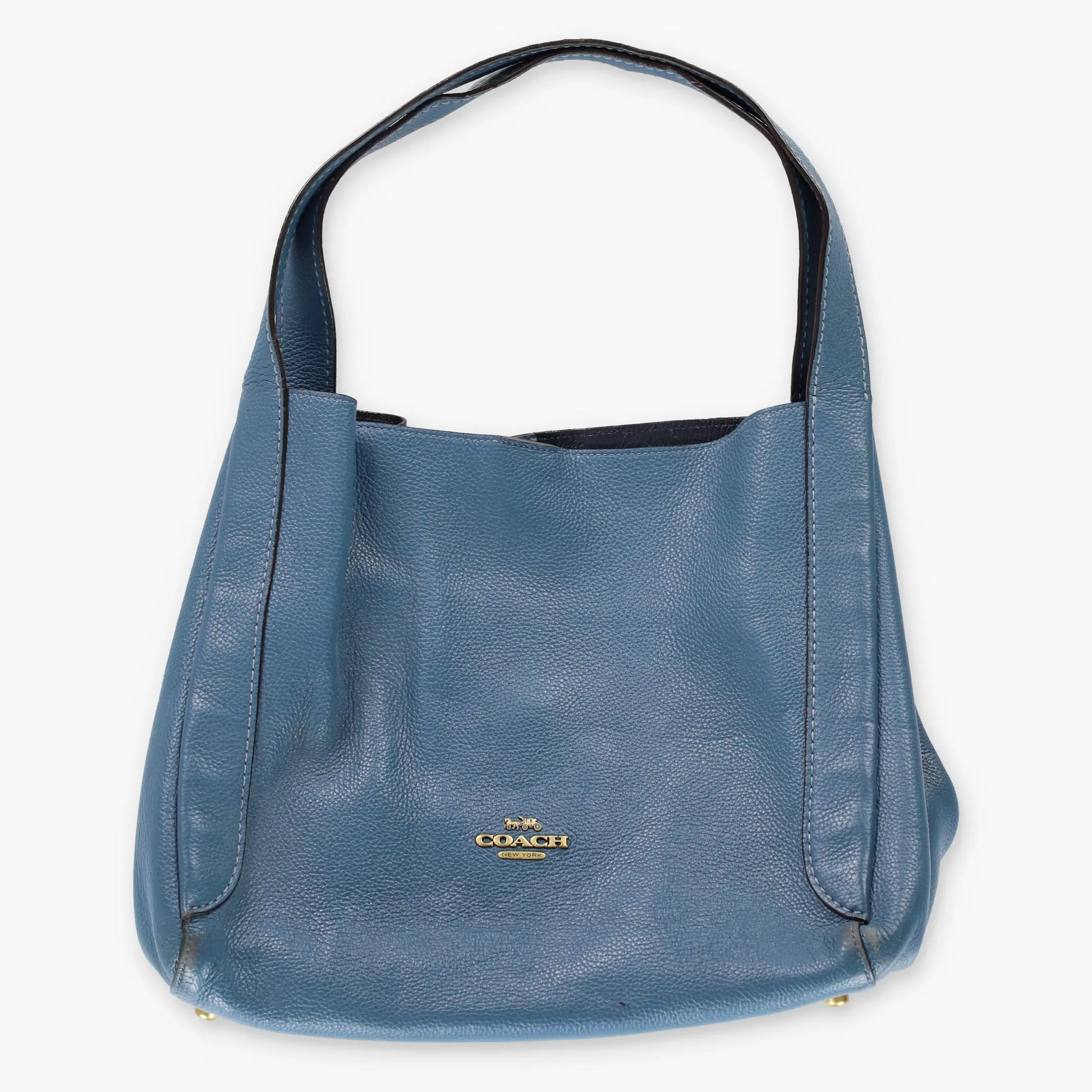 COACH Hadley 73549 Lake Blue Hobo Leather Tote Bag - Vintage Sole Melbourne