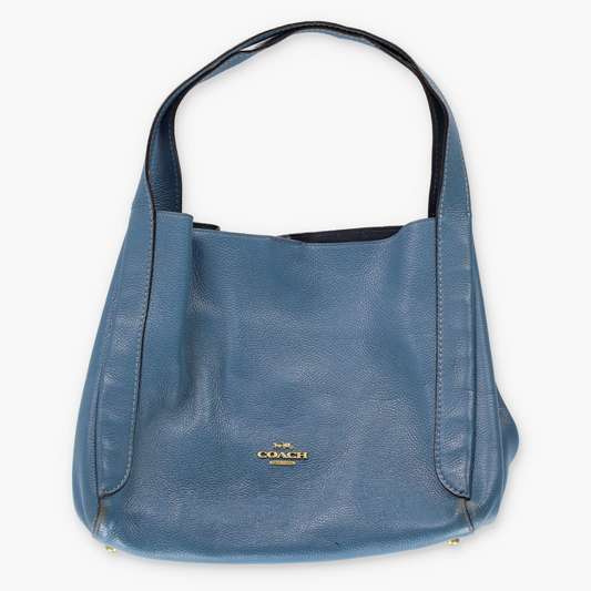 COACH Hadley 73549 Lake Blue Hobo Leather Tote Bag