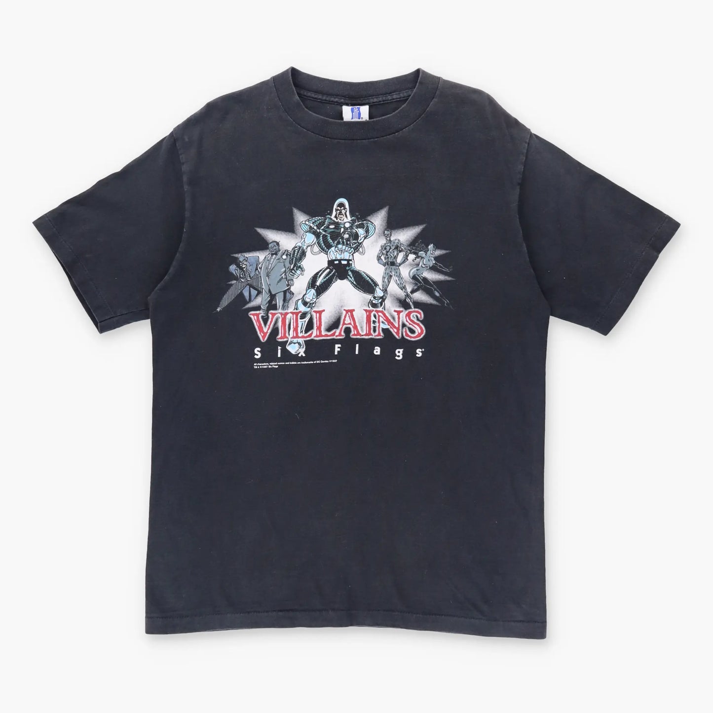 Vintage 1997 VILLAINS DC Comics Six Flags USA Made T-Shirt (L)