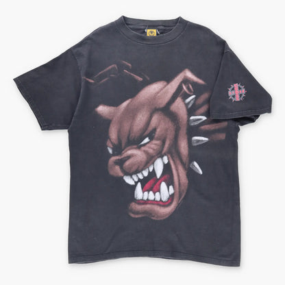 Vintage CROSS BREED Big Dog USA Made T Shirt  (XL-XXL)