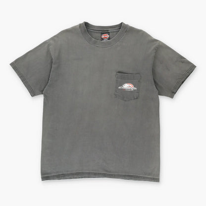 90's HARLEY DAVIDSON 'Screamin Eagle' Pocket Faded USA Made Vintage T-Shirt (L)