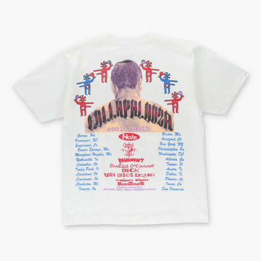 LOLLAPALOOZA 1995 Vintage Music Festival Single Stitch White T-Shirt (XL)