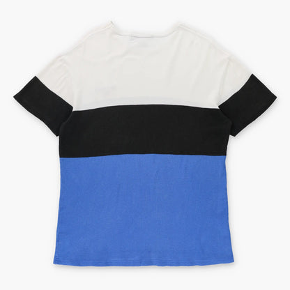 RALPH LAUREN POLO SPORT Embroidered Logo Colour Block Tee (M TALL)