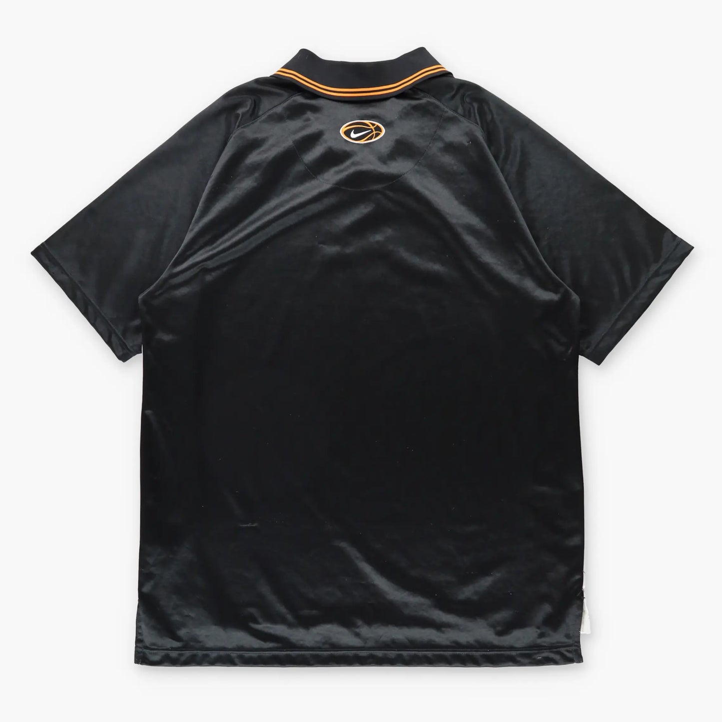 Vintage 90s NIKE Embroidered Centre Spell Out Logo Collared Basketball Jersey (L TALL)