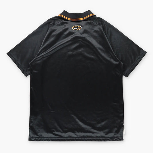 Vintage 90s NIKE Embroidered Centre Spell Out Logo Collared Basketball Jersey (L TALL)