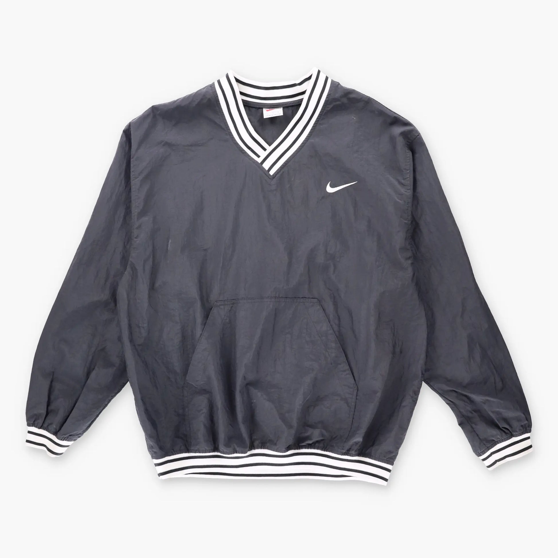 Vintage NIKE Black & White Pull Over (L) *Aubs Vintage Sole Melbourne