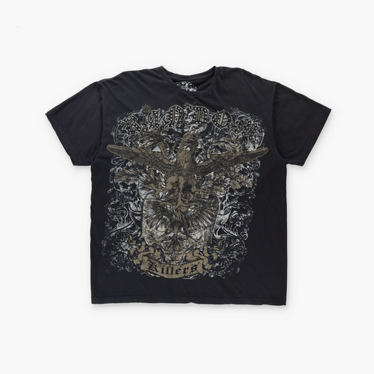 OTB "Random Killers" USA Made Y2K Style Black T-Shirt (XL)