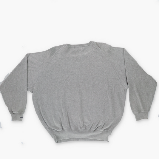 RALPH LAUREN POLO Small Pony Grey Knit Jumper (XL)
