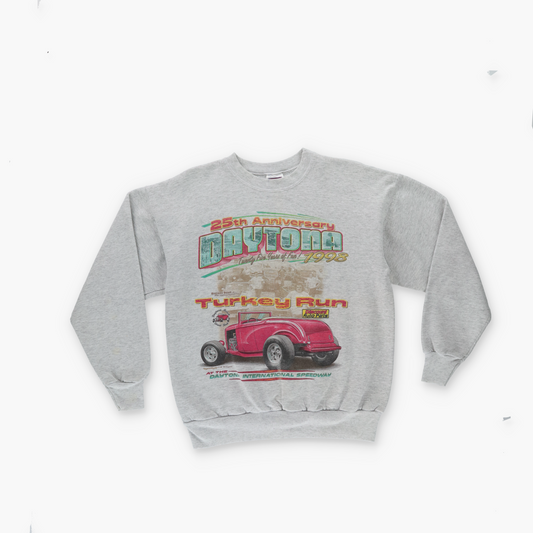 1998 Daytona 25th Anniversary Turkey Run Graphic Grey Sweatshirt (S-M)