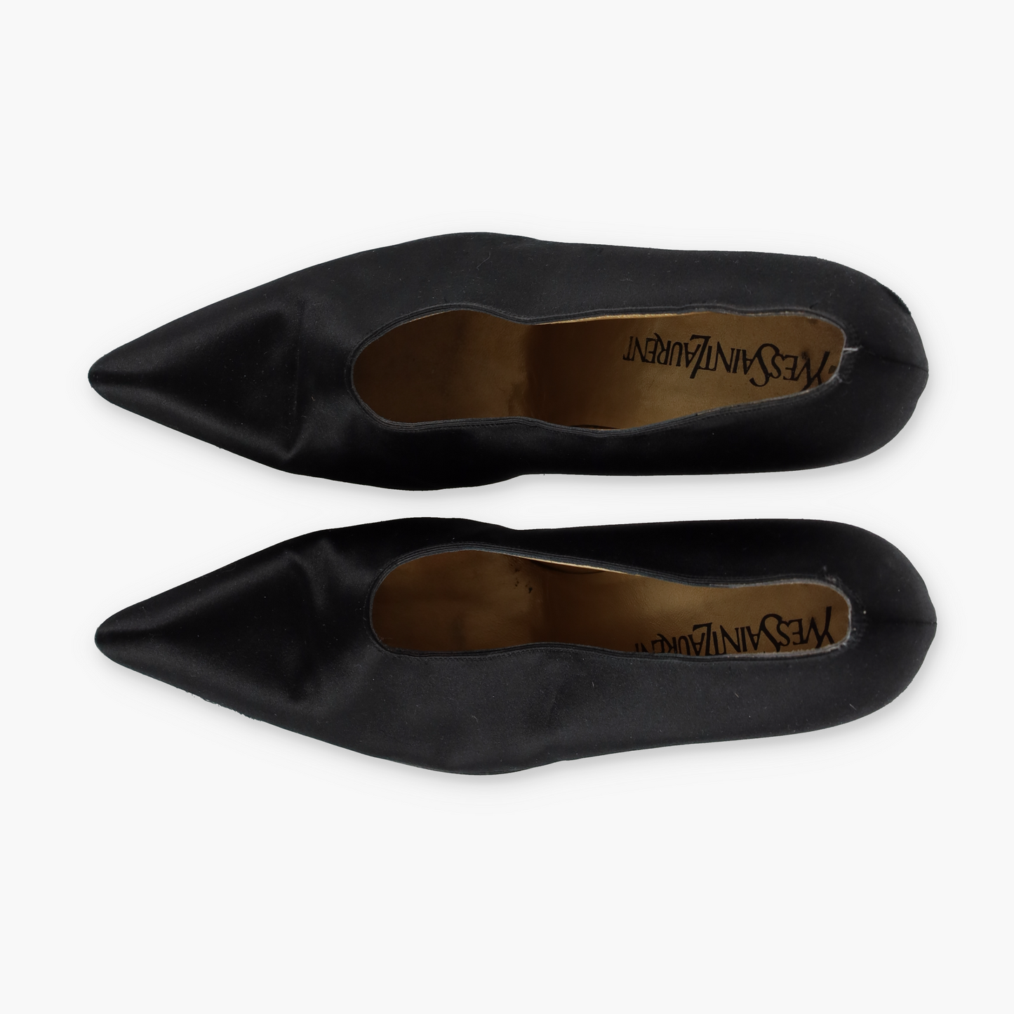 YVES SAINT LAURENT YSL Vintage Italian Made Black Pump Heels (7)