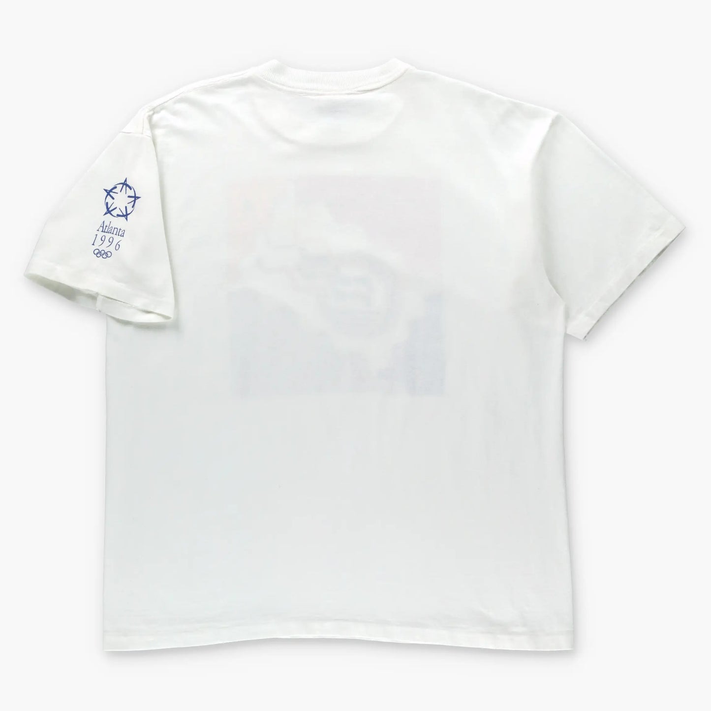 Vintage 1996 Olympic Games Atlanta Retro Single Stitch White Tee USA Made (XL) Vintage Sole Melbourne