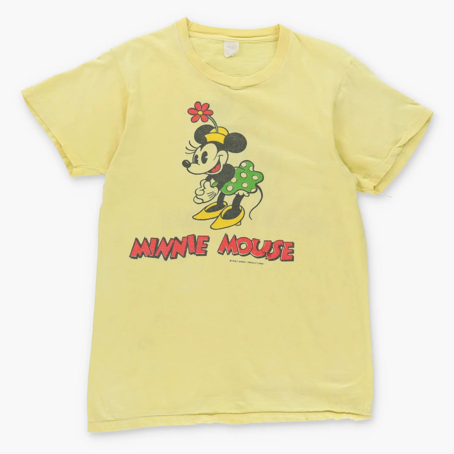 Vintage WALT DISNEY Minnie Mouse Front Back USA Made Tee (XS)