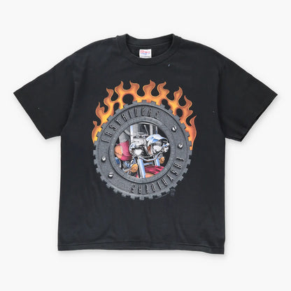 Vintage 1995 Daytona Bike Week 50/50 Single Stitch Motorcycle T-Shirt (L)