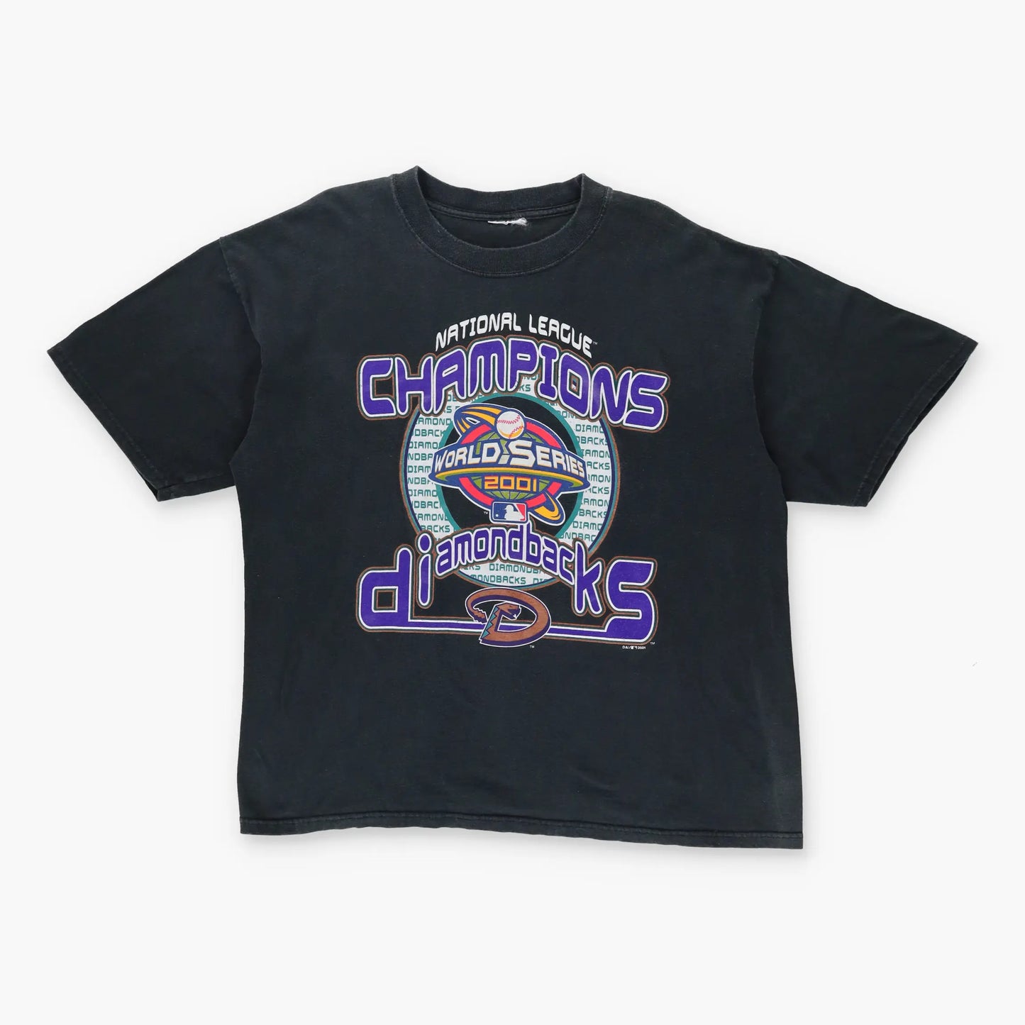 Vintage DIAMONDBACKS World Series Champions MLB Baseball T-Shirt (L-XL)