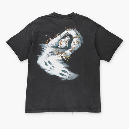 Vintage 1993 Lone Wolf Two Sided Harlequin USA Made T-Shirt (L)