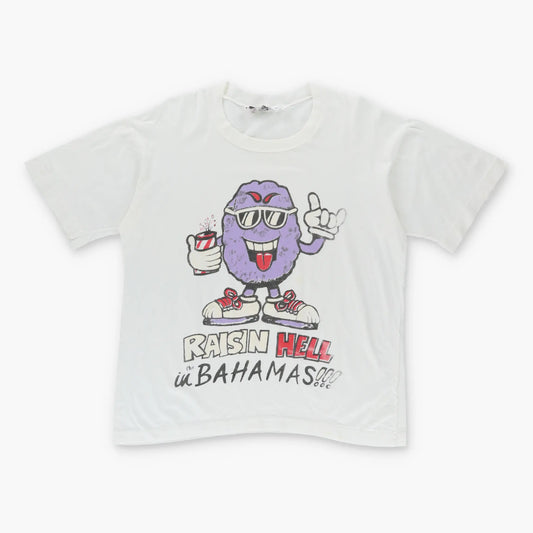 Vintage 'Raisin Hell' Bahamas Comedy Single Stitch T-Shirt (S)