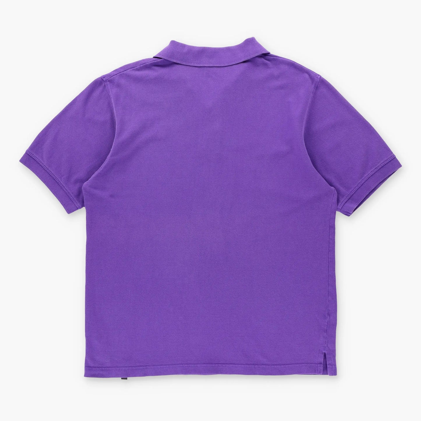 SOUTHPOLE Embroidered Crest Logo Vintage Purple Polo Shirt (M-L)