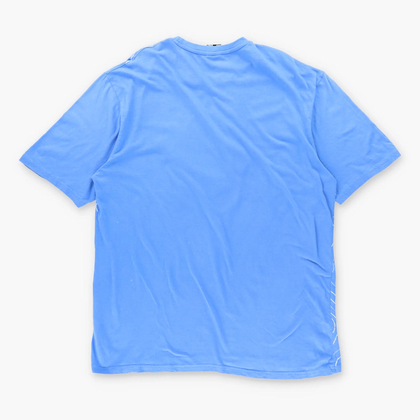 SOUTHPOLE Vintage 3D Print Bunny 'Good Vibes' Swirl Pattern Blue T-Shirt (XXL)