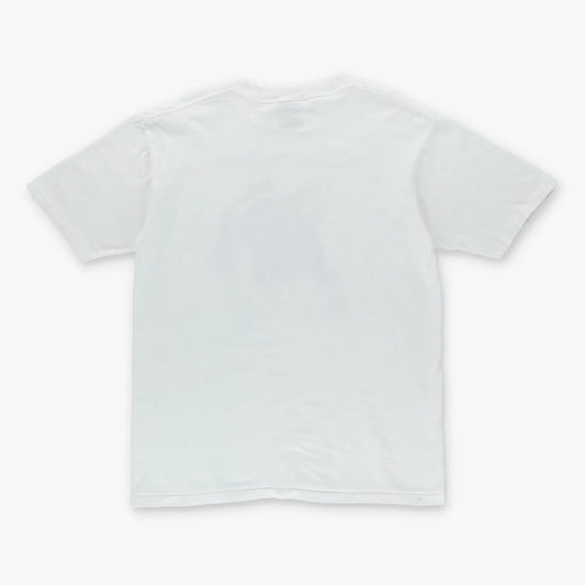 Vintage 1989 Boston Terrier Dog Sketch Single Stitch White T-Shirt (M-L)