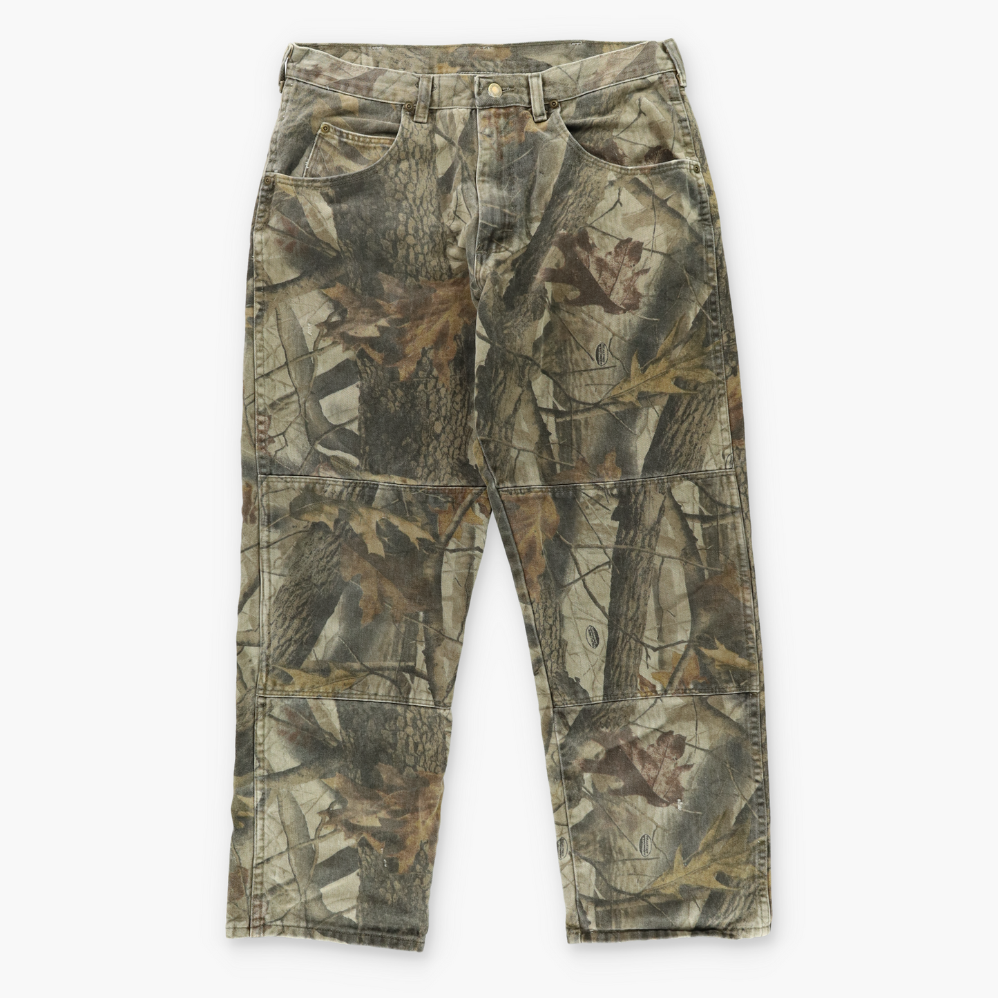 WRANGLER x REALTREE Double Knee Camo Pants (M)