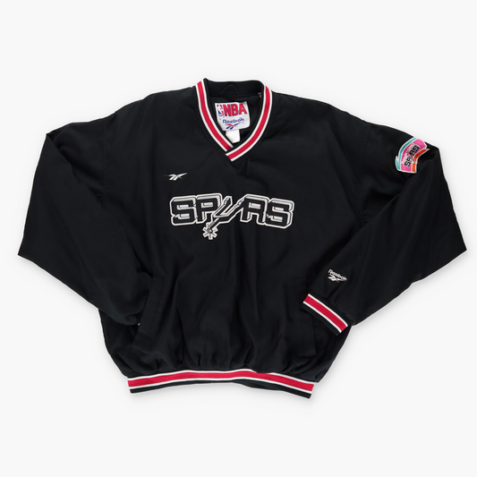 REEBOK San Antonio Spurs Embroidered NBA Jersey Jacket (L)