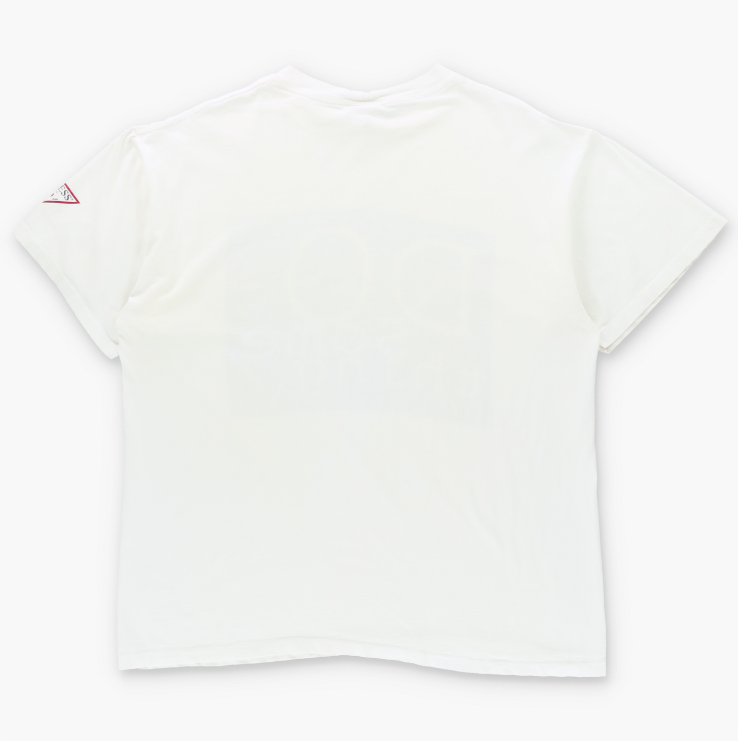 Vintage GUESS "Do Something" USA Made Black & White T-Shirt (XL) ***COCO Vintage Sole Melbourne