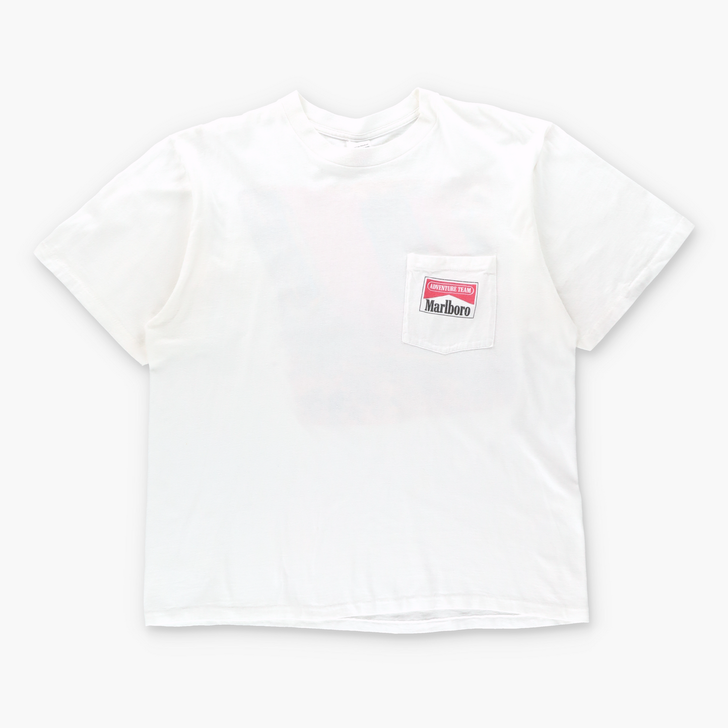 MARLBORO Adventure Team Front Pocket USA Made Single Stitch Racing Car Tee (L) ***COCO Vintage Sole Melbourne
