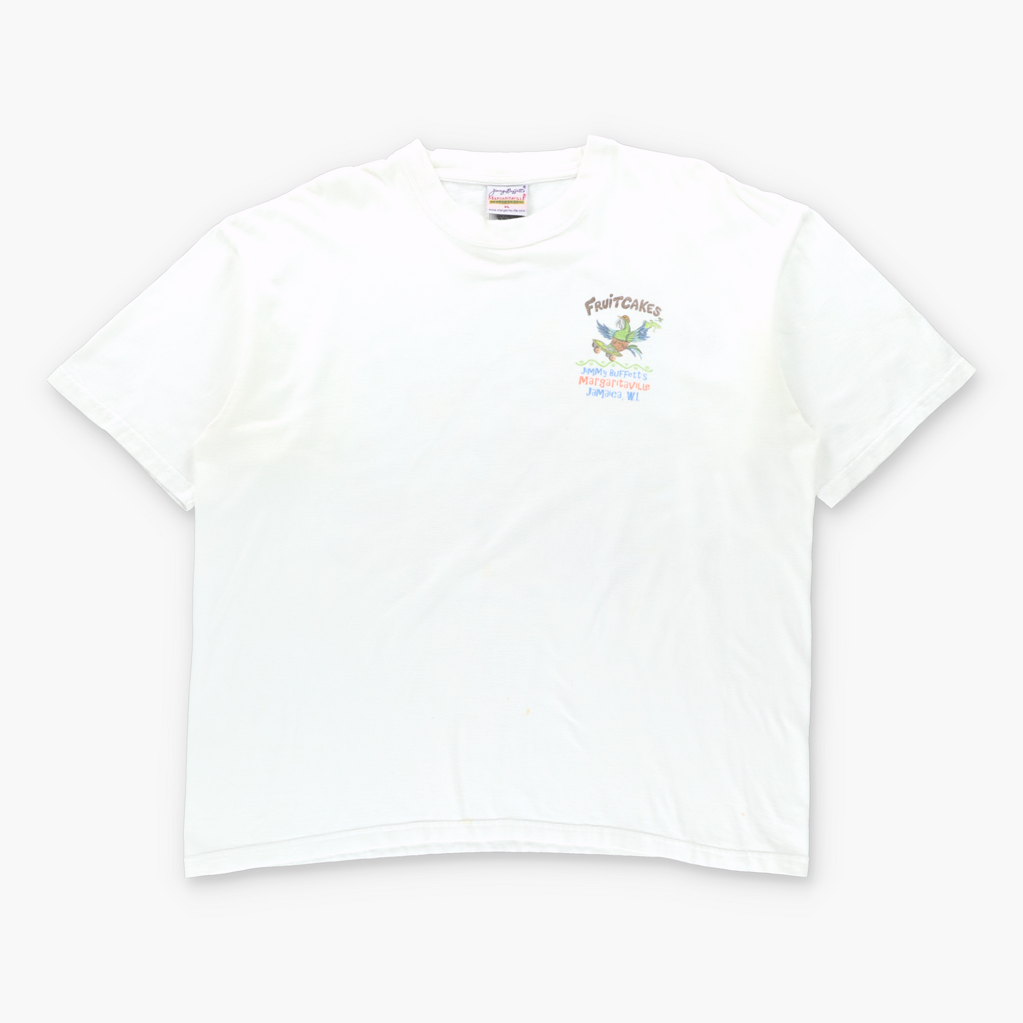 Vintage Jimmy Buffett 'Fruitcakes' Margaritaville Jamaica Music Tee (XL-XXL) ***COCO Vintage Sole Melbourne