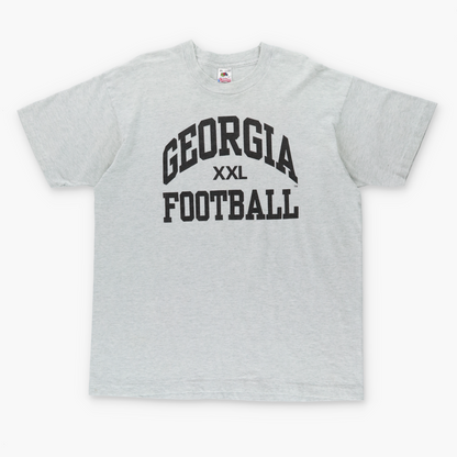 Vintage Georgia 'Southern Football' Single Stitch USA Made Grey T Shirt (XL)