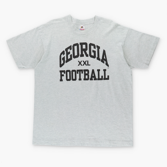 Vintage Georgia 'Southern Football' Single Stitch USA Made Grey T Shirt (XL)