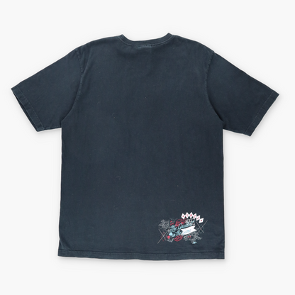ECKO UNLTD Y2K Grunge Scribble Logo Black T Shirt (L)