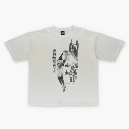 REEBOK Shawn Kemp #40 Signature NBA White & Black Basketball T-Shirt (XL)