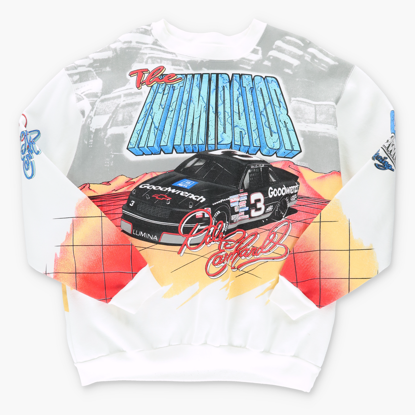 NASCAR Dale Earnhardt 'The Intimidator' Goodwrench Sweatshirt USA Made (XXL) - Vintage Sole Melbourne