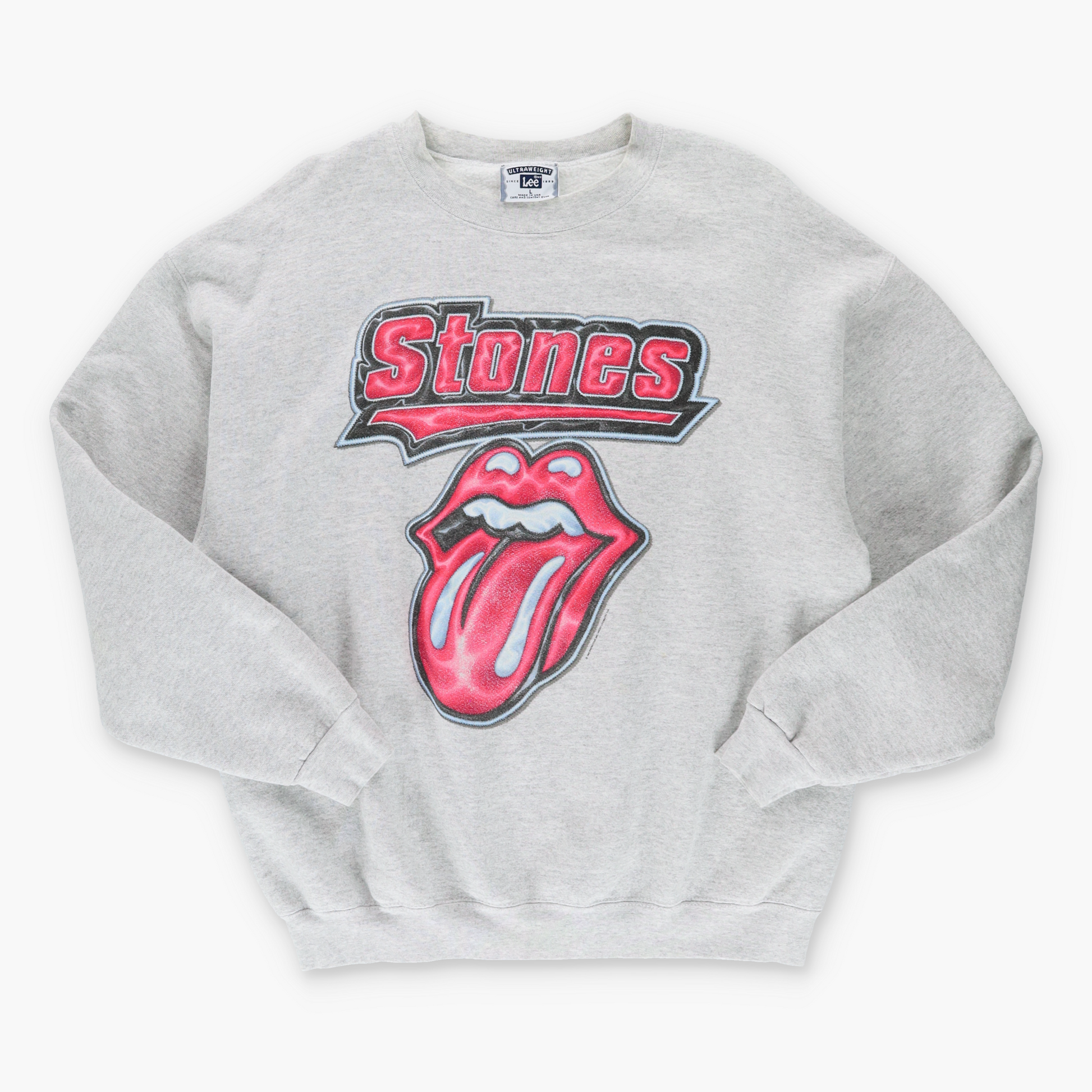 1997 Rolling Stones Tongue & Lips Logo Sweatshirt USA Made (L) - Vintage Sole Melbourne