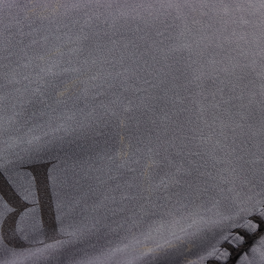 RAW STATE Y2K "Redemption" Thick-Stitching Detail Cross Tee (M)