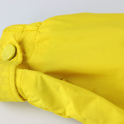 TOMMY HILFIGER Colour Blocked Logo Yellow & Navy Pullover Windbreaker Jacket (L)