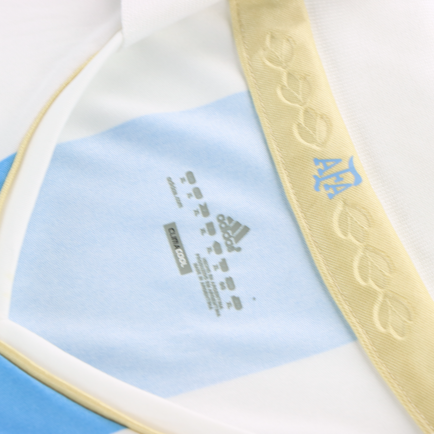 ADIDAS Argentina 2011/2012 Home Blue & White Soccer Jersey (XL)