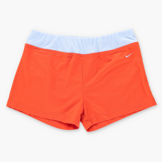 Vintage NIKE Orange & Light Blue Embroidered Swoosh Logo Athletic Shorts (Women's M) ***COCO Vintage Sole Melbourne