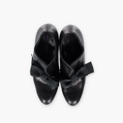 RALPH LAUREN Purple Label Platform Bow Bootie Heels (9.5)
