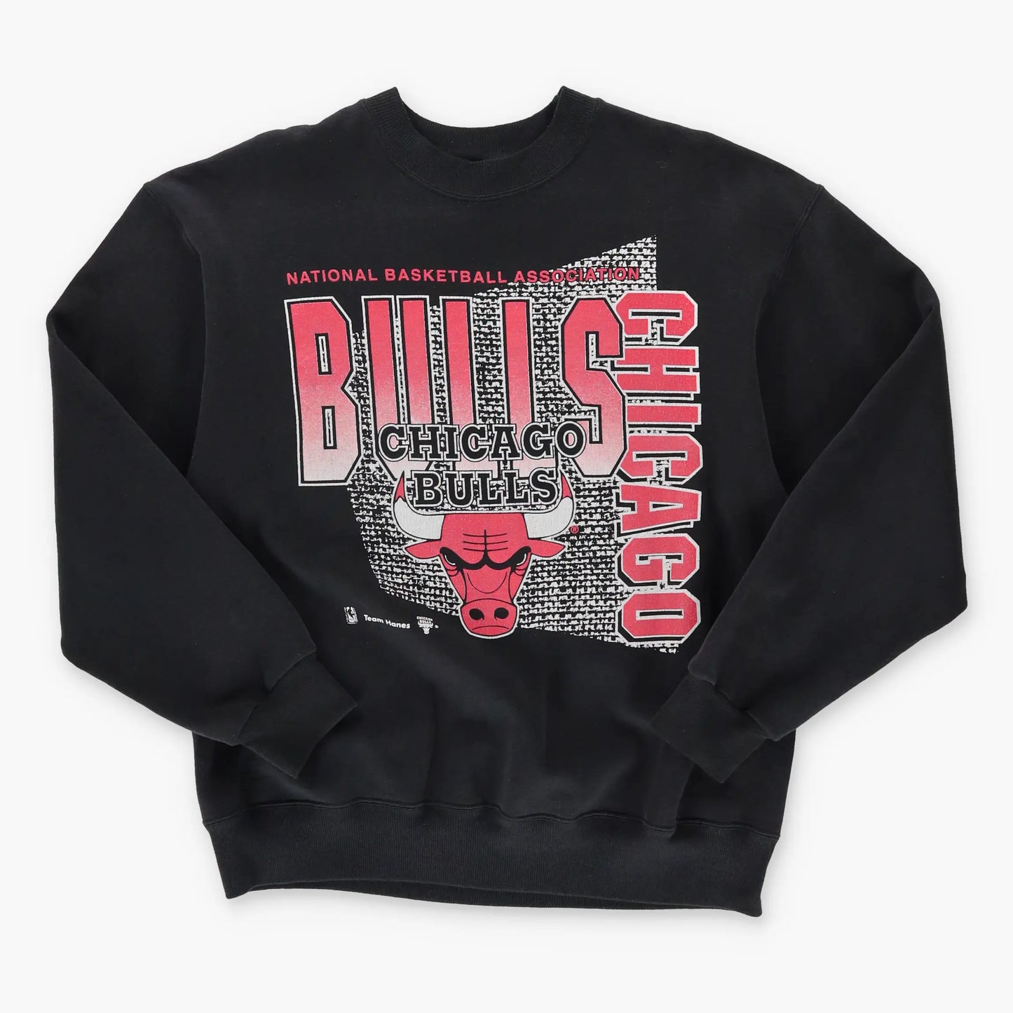 Vintage CHICAGO BULLS NBA 50/50 Black Basketball Sweatshirt (L) - Vintage Sole Melbourne